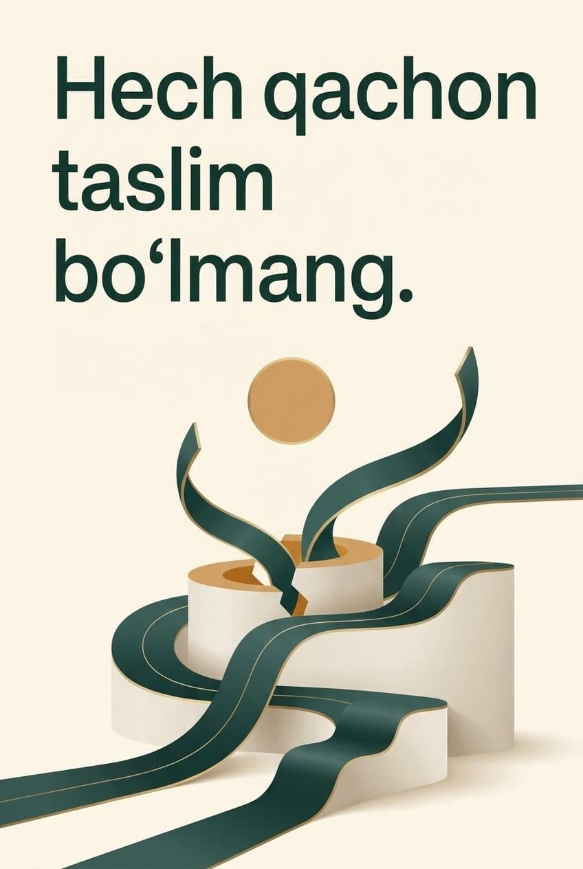 Muqova: Hech qachon taslim bo‘lmang