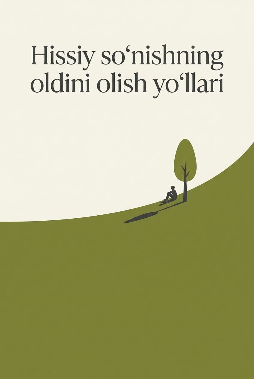 Muqova: Hissiy so‘nishning oldini olish yo‘llari