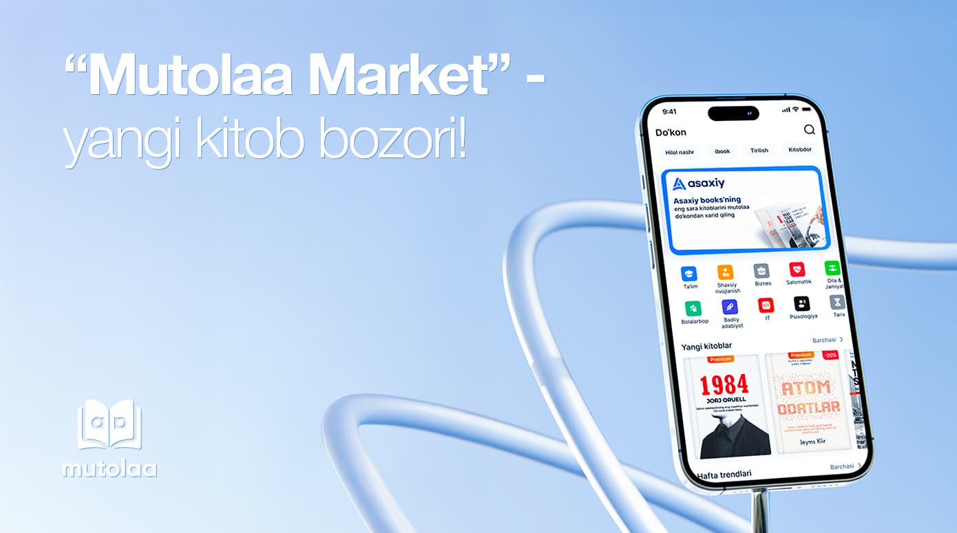 💡“Mutolaa Market” - yangi kitob bozori!